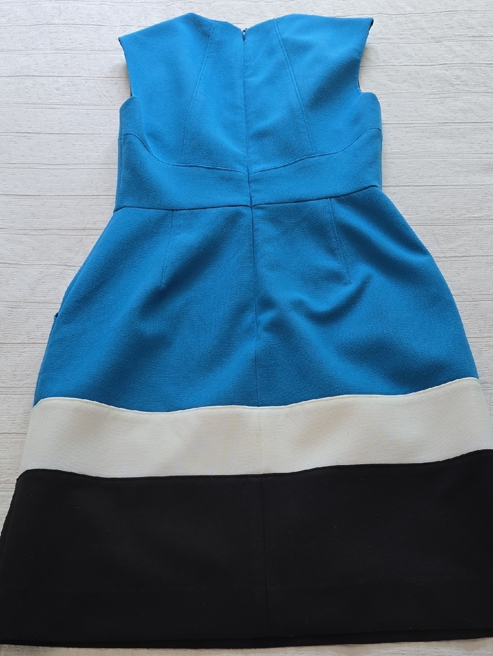 Anthropologie Shoshanna Color Block Sleeveless Dress Women's Size 2 - Picture 12 of 13